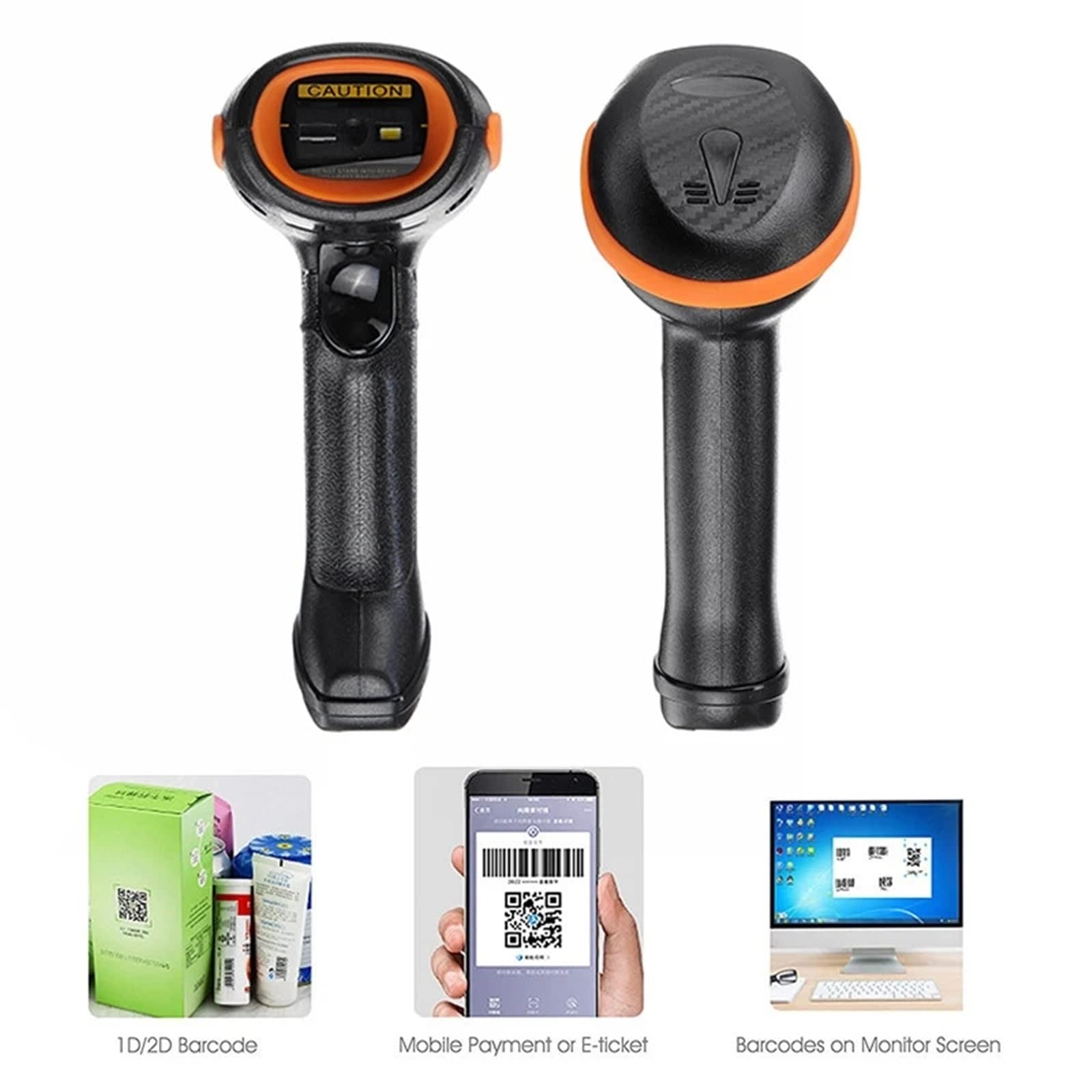 Amazon.co.jp: バーコードリーダー 1D / 2Dハンドヘルド有線バーコード